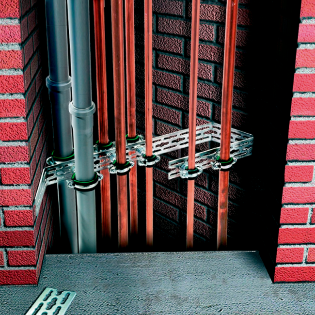 Шина Mupro монтажная StaboFix 50 x 3 мм, длина: 2.000 мм, оцинковка ,фото 3