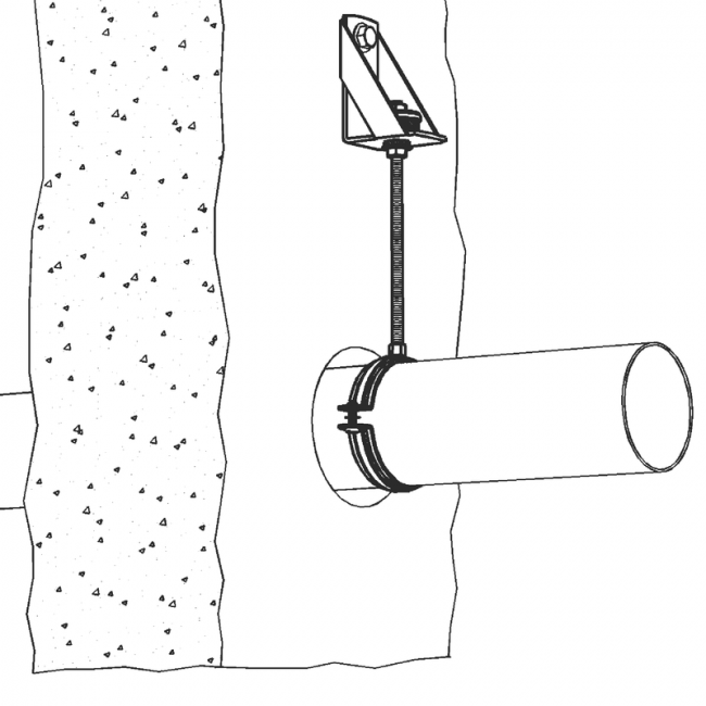 Угловая подвеска Mupro А4 с виброизолятором DGL нержавейка 316 ,фото 3