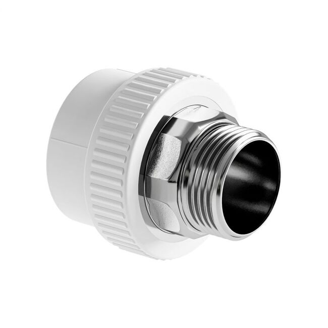 Муфта SLT AQUA PP-R комб. НР 63*2" под ключ SLTFM4636, Размер изделия: 63x2 