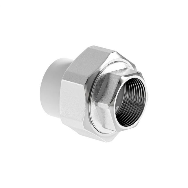 Муфта SLT AQUA PP-R комб. разъемная ВР 25*1/2" американка SLTFM7251, Размер изделия: 25х1/2 