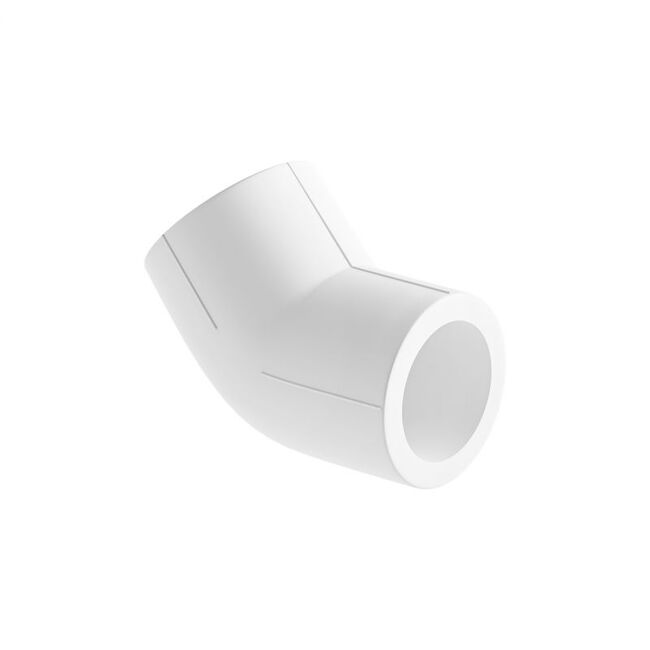 Отвод SLT AQUA PP-R 45° 25 уголок SLTFY225, Размер изделия: 25 