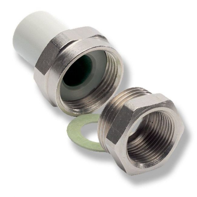 FV PPR Разборное соединение, труба – внутренняя резьба, Размер изделия: 25x3/4 