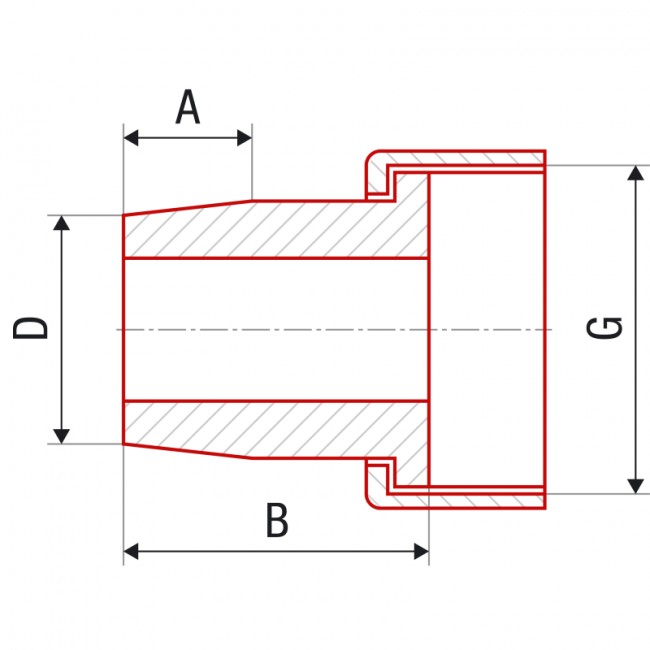 FV PPR Переходник пласт. с накидной гайкой, Размер изделия: 20x3/4 ,фото 2