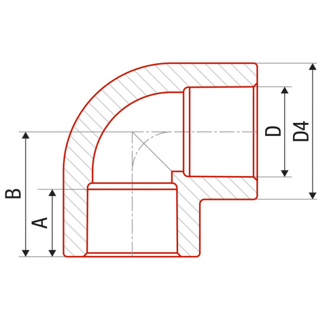 FV PPR Угольник 90°, Размер изделия: 16 ,фото 2