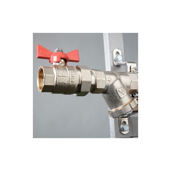 Узел этажный покварт-го учета, без переп-го клапана, ввод СПРАВА 3/4", кол-во вых 4 Valtec VT.GPM.05S04.R4 ,фото 4