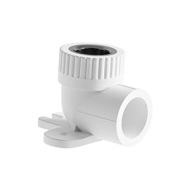 Отвод SLT AQUA PP-R с креплением комб. ВР 25*1/2" SLTFY8251, Размер изделия: 25х1/2 