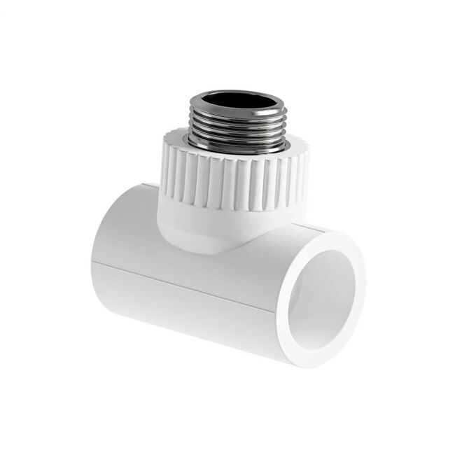 Тройник SLT AQUA PP-R комб. НР 25*1/2" SLTFT3251, Размер изделия: 25х1/2 
