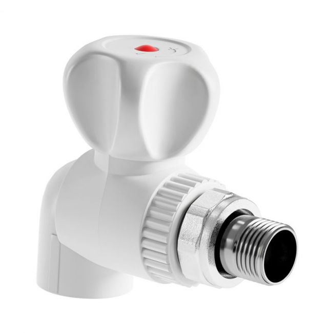 Кран SLT AQUA PP-R шаровой для радиатора 25*3/4" угловой SLTFA4252, Размер изделия: 25Х3/4 