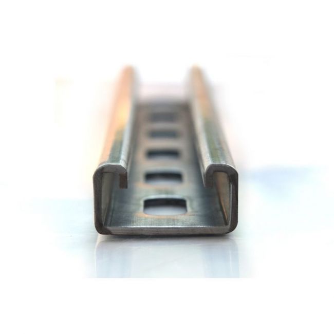 Профиль монтажный Strut 41х21, Толщина 2 мм, Длина 3м, Материал Оцинкованная сталь, Россия, Толщина профиля, мм: 2, Длина профиля, м: 3, Материал профиля: Оцинкованная сталь ,фото 2