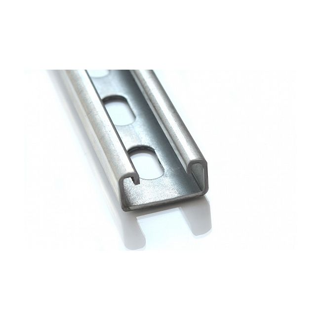 Профиль монтажный Strut 41х21, Толщина 2,5 мм, Длина 3 м, Материал Горячее цинкование, Россия, Толщина профиля, мм: 2,5, Длина профиля, м: 3, Материал профиля: Горячее цинкование 