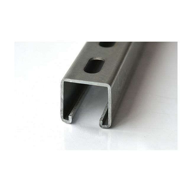 Профиль монтажный Strut 41х41, Толщина 2,5 мм, Длина 3 м, Материал Оцинкованная сталь, Россия, Толщина профиля, мм: 2,5, Длина профиля, м: 3, Материал профиля: Оцинкованная сталь ,фото 2