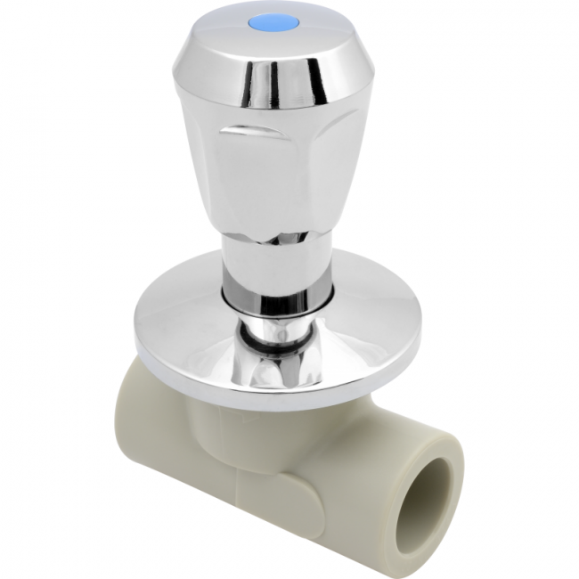 FV PPR Вентиль Laguna под штукатурку с хромированным краном, Размер изделия: 25 