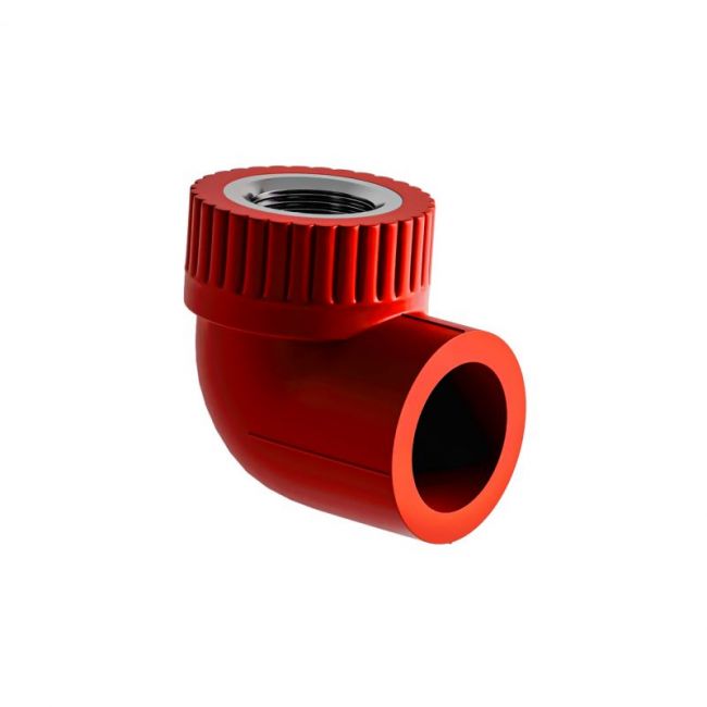 Отвод SLT BLOCKFIRE PP-R комб. ВР 25*1/2", Размер изделия: 25*3/4" 