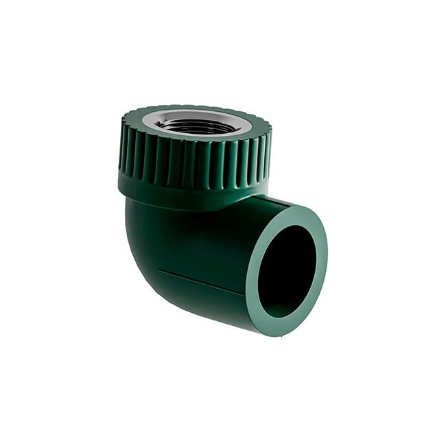 Отвод SLT BLOCKFIRE PP-R комб. ВР 32*1", Размер изделия: 32*1" 