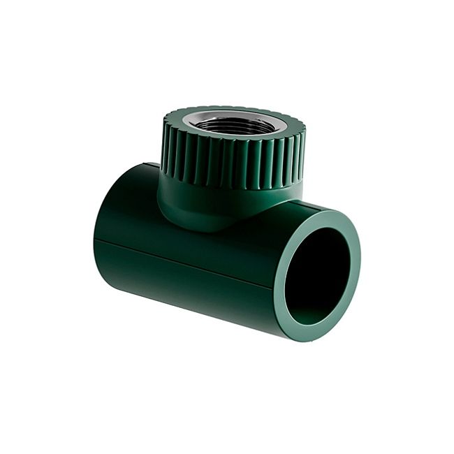 Тройник SLT BLOCKFIRE PP-R комб. ВР 40*1/2", Размер изделия: 40*1/2" 