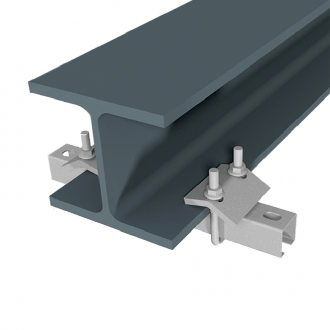 Монтажная скоба Mupro А2  для профиля 27/18 и 28/30 шпилька M6 нержавейка 304 ,фото 2