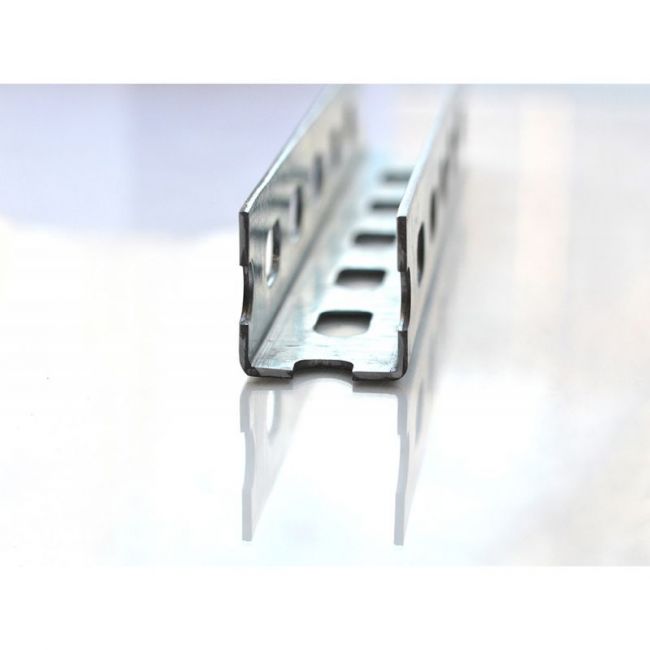 Профиль монтажный П-образный, перфорированный 40Х40Х40Х2,5 Россия, Толщина профиля, мм: 2,5, Длина профиля, м: 2, Материал профиля: Оцинкованная сталь ,фото 2