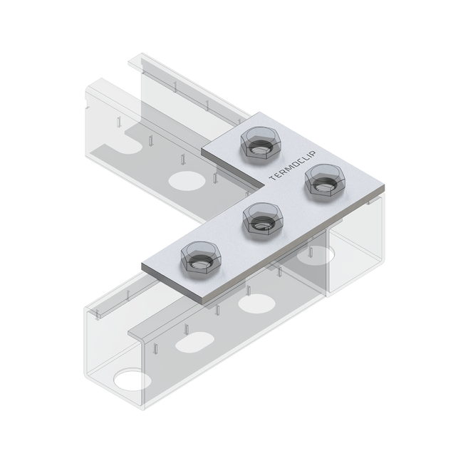 Пластина соединительная L-образная TCP L 38-41 4F4 Termoclip ,фото 2