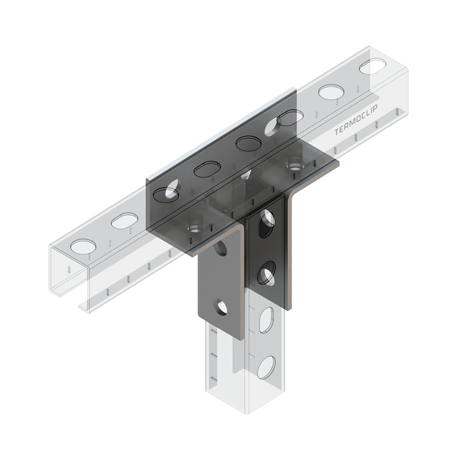 Соединитель 3D Т-образный TCT 38-41 4F10 Termoclip ,фото 2