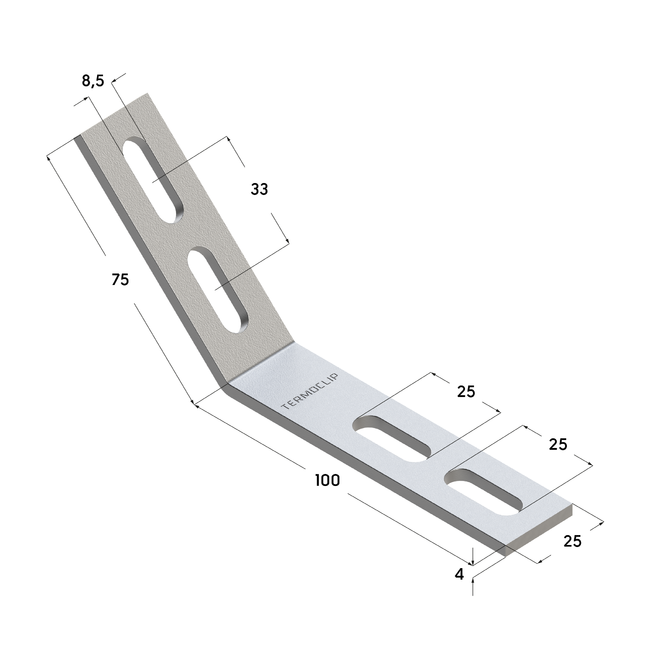 Уголок TA 45 28 4F4 Termoclip ,фото 3