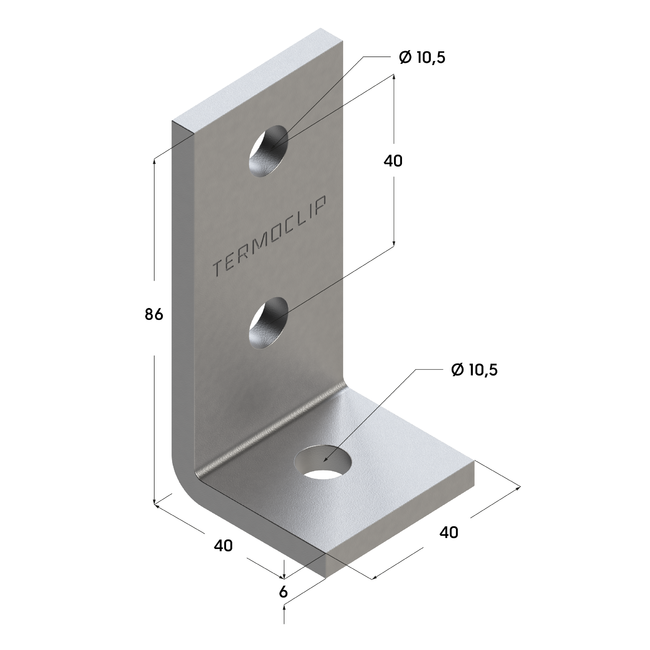 Уголок TA 90 38-41 6F3 Termoclip ,фото 3