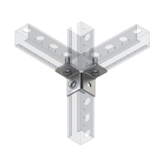 Уголок 3D двусторонний ТA2 38-41 4F4 Termoclip ,фото 3