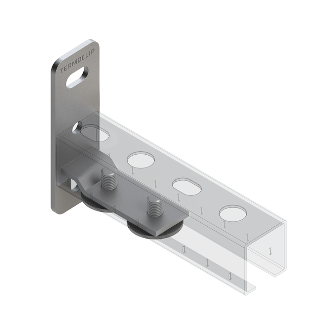 Фланец торцевой поперечный TEF T 38-40 4F2 M10 Termoclip ,фото 2