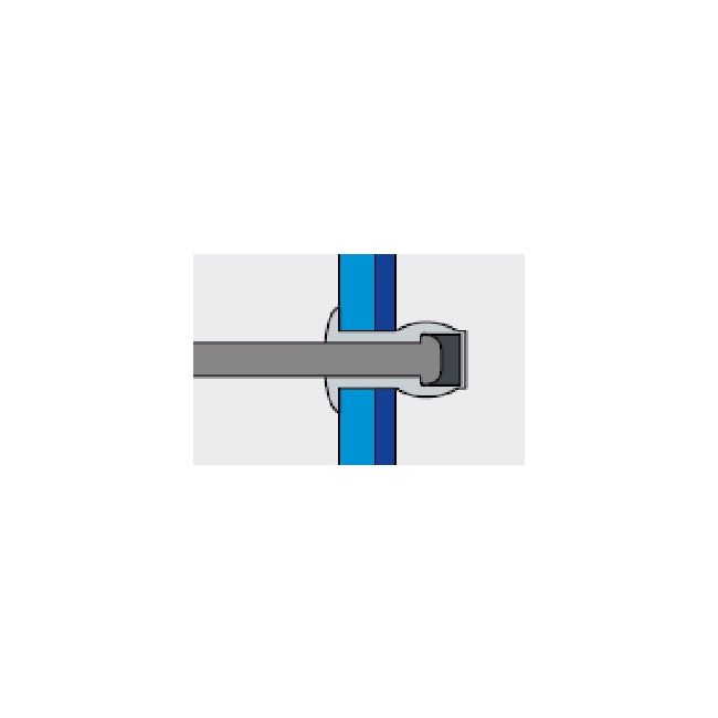 Заклепка вытяжная Ст/Ст 4,8х12 закрытая / станд. бортик Fasty, Диаметр гильзы, d1 мм: 4,8, Длина гильзы, L  мм: 12 ,фото 4