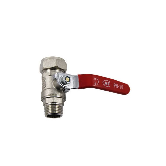 Кран шаровой с наружной резьбой AQUAFLEX, Размер изделия: 15x1/2" ,фото 2