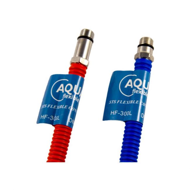 Гибкие подводки к смесителю  М 10 (пара) 30 см ,фото 2