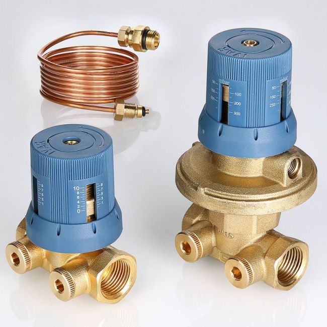 Автоматич. регулятор перепада давл. в компл. с запорно-регулировочным клапаном, 1" 250-600 mBar Valtec VT.040.G.60006 ,фото 6