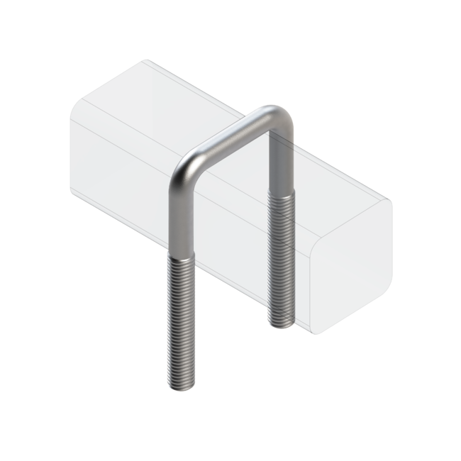 Хомут П-образный TSB 43Н100 М8 Termoclip ,фото 2