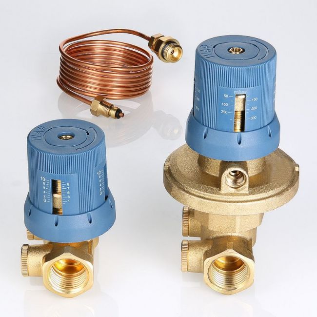 Автоматич. регулятор перепада давл. в компл. с запорно-регулировочным клапаном, 1/2" 250-600 mBar Valtec VT.040.G.60004, Размер изделия: 1/2   ,фото 5