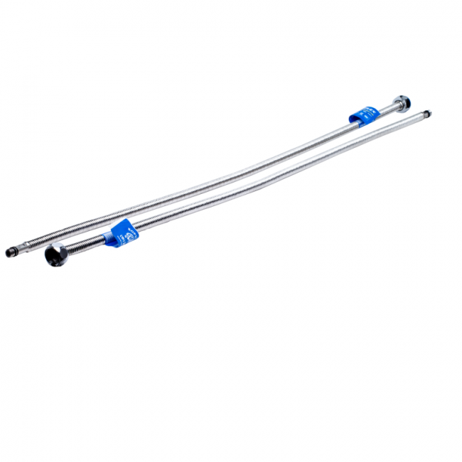 Гибкие подводки к смесителю  М 10 (пара) 30 см ,фото 4