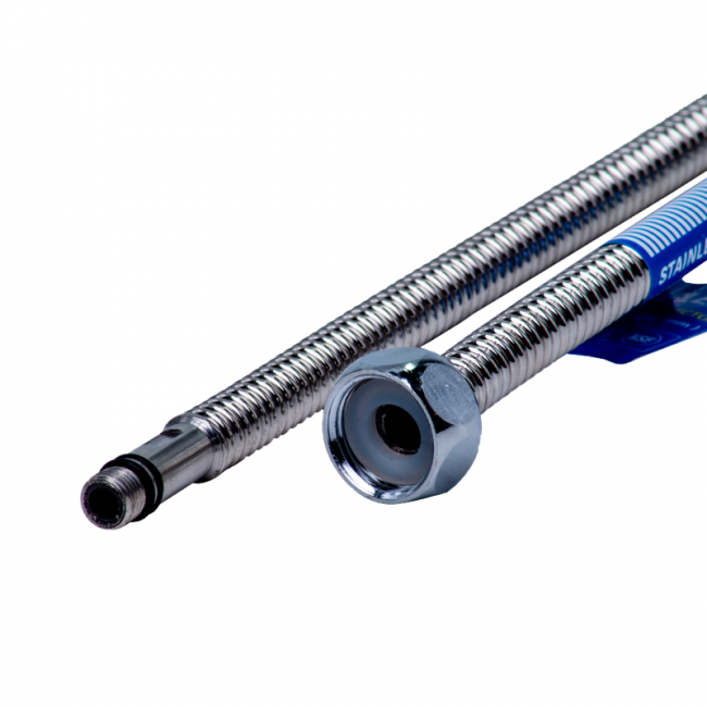 Гибкие подводки к смесителю  М 10 (пара) 30 см ,фото 3