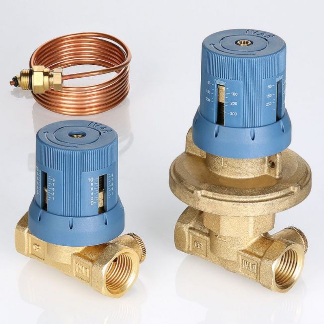 Автоматич. регулятор перепада давл. в компл. с запорно-регулировочным клапаном, 1" 250-600 mBar Valtec VT.040.G.60006 ,фото 2