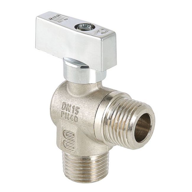 Кран шар. угл. нар.-нар. 1/2"х3/4" Valtec S.041.0405, Размер крана: 1/2"х3/4" ,фото 7