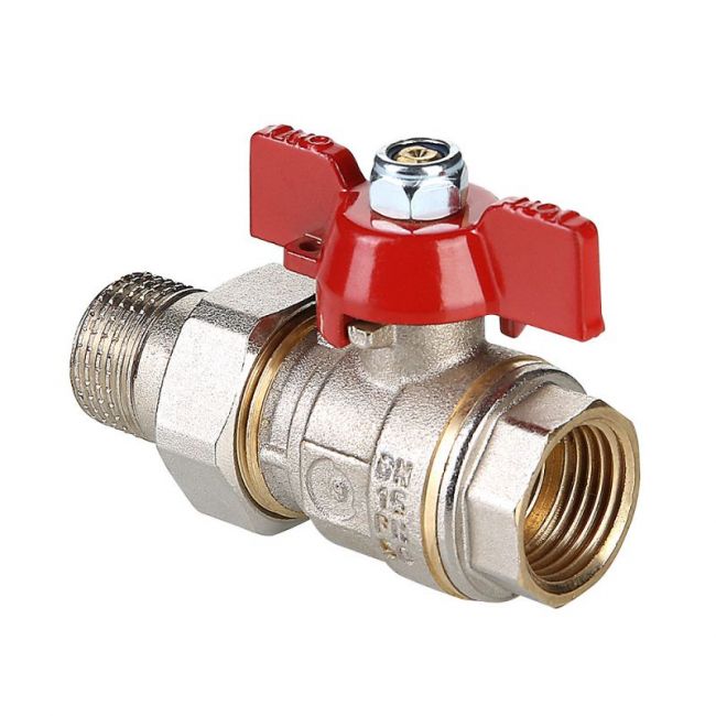 Кран шар. со сг. вн.-нар. 1" Valtec S.227.06, Размер крана: 1" 