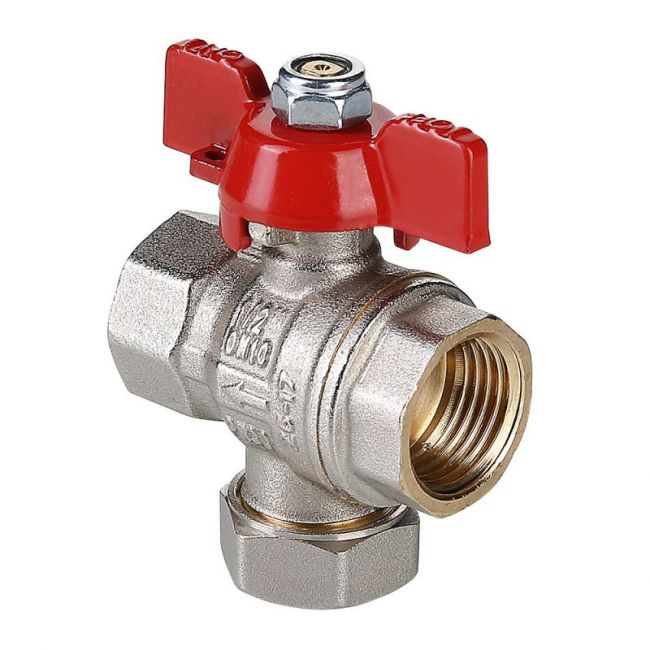 Кран шар. с фильтром вн.-вн. 1" Valtec S.3161.06, Размер крана: 1" 