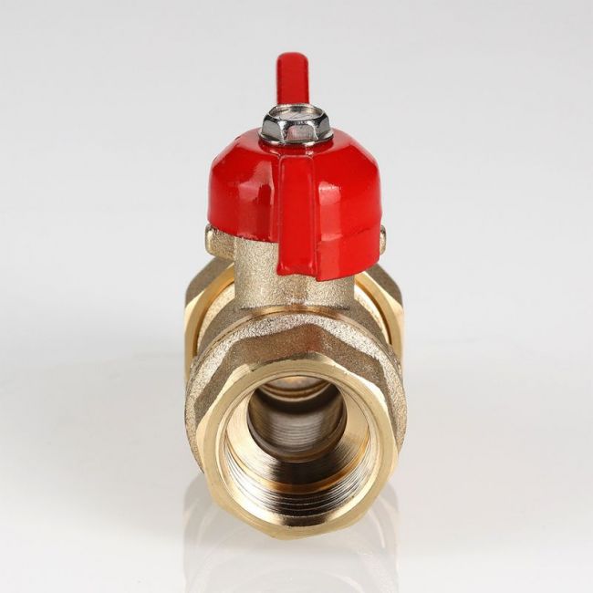 Кран шар. СТАНДАРТ,без покрытия, с полусгоном 3/4", вн.-нар. (PN40) Valtec VT.127.GN.05, Размер крана: 3/4" ,фото 2