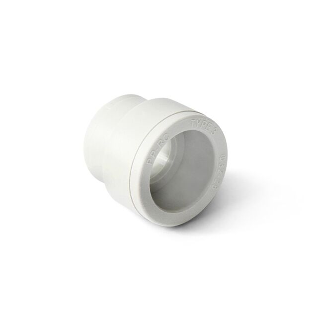 Муфта полипропиленовая переходная белая, 40-32, PRO AQUA, PA12614012, Размер изделия: 40x32 