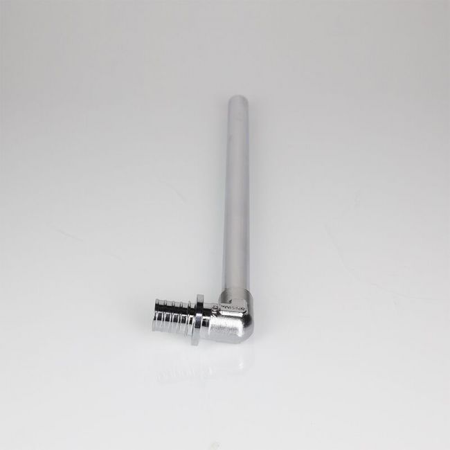 Угловой аксиальный фитинг с хромированной латунной трубкой короткий 16(2,2)х15 L 300 мм Valtec VTm.481.C.001615, Для трубы диаметром, мм: 16 ,фото 2