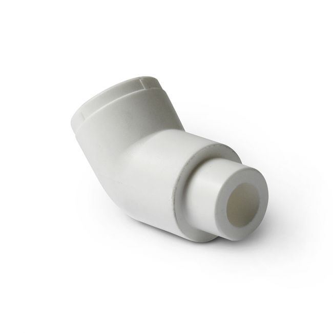 Угольник полипропиленовый 45 градусов переходной Н-В белый, 25, PRO AQUA, PA13810, Размер изделия: 25 