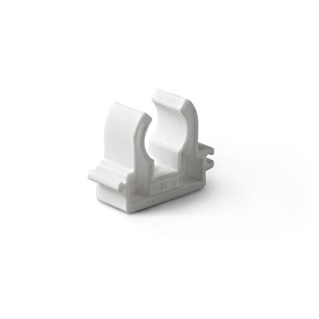 Опора полипропиленовая одинарная белая, 20, PRO AQUA, PA18008P, Размер изделия: 20 