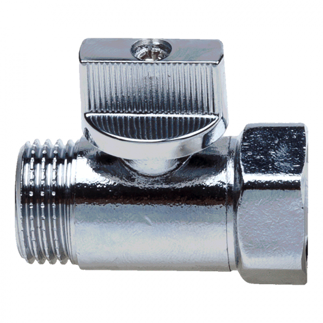 Кран шаровой "мини" хром вн-нар Aqualink ,фото 2