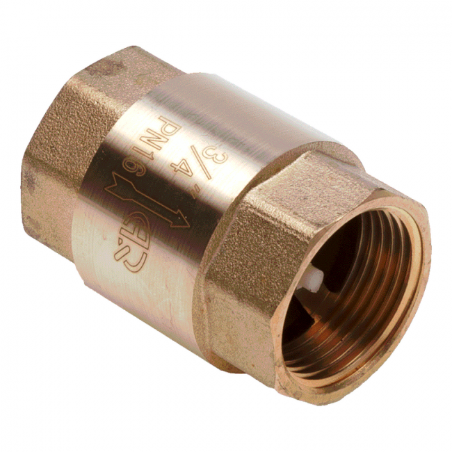 Обратный клапан с пластиковым сердечником Aqualink, Размер крана: 1/2" ,фото 3