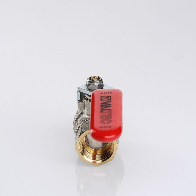 Кран шар. BASE, стальная рукоятка 1/2" вн.-вн. Valtec VT.214.N.04, Размер крана: 1/2" ,фото 2