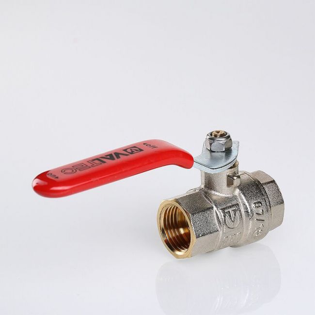 Кран шар. BASE, стальная рукоятка 1/2" вн.-вн. Valtec VT.214.N.04, Размер крана: 1/2" ,фото 3