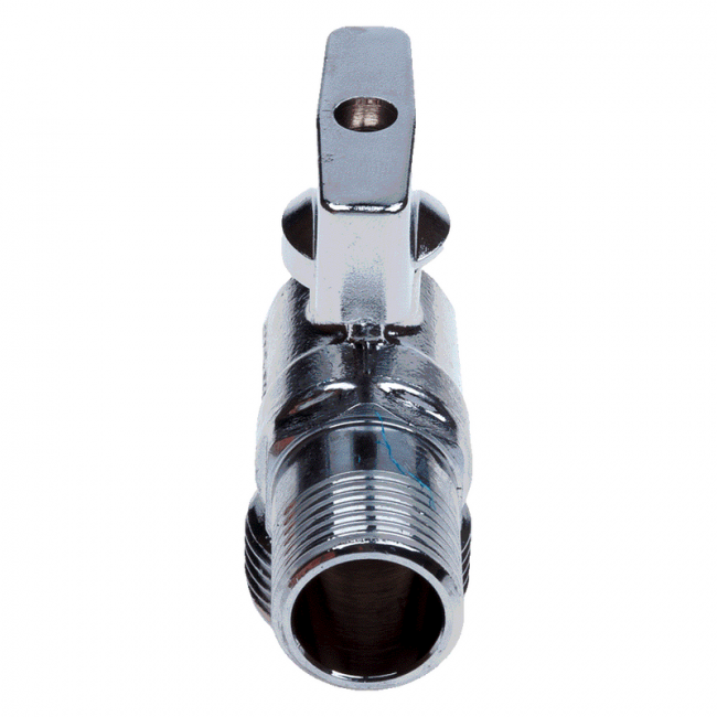 Кран шаровой угловой с удлиненной резьбой Aqualink, Размер крана: 1/2"х3/4" ,фото 2