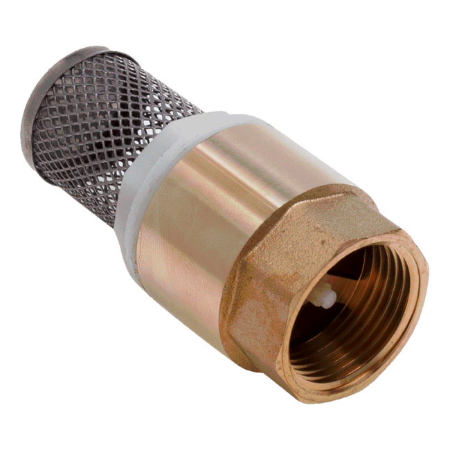 Обратный клапан с сеткой Aqualink, Размер крана: 1" ,фото 2